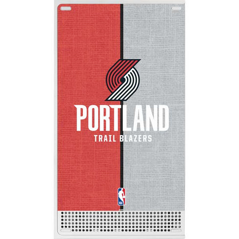 NBA Portland Trail Blazers Canvas Xbox Series S Console Skin